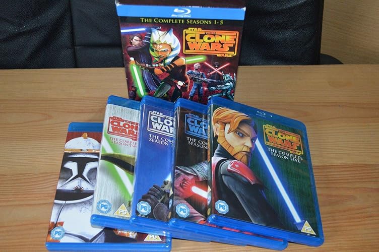 Star Wars Clone Wars - Season 1-5: Amazon.co.uk: DVD & Blu-ray